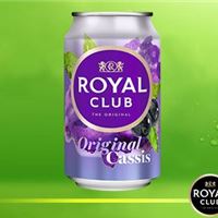 RoyalClub荷兰天然果汁黑加仑味苏打汽水