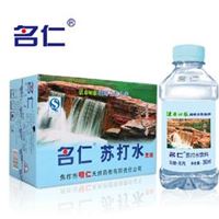 苏打水 名人无糖苏打水360ml *24瓶/箱 整箱出售