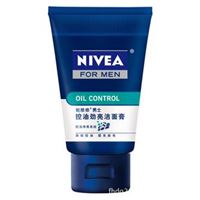 NIVEA 妮维雅 男士控油劲亮洁面膏100ml 