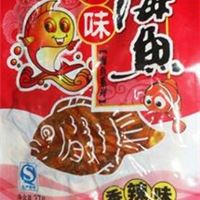 休闲绿色食品 鱼干鱼丝 风味海鱼 香辣味