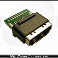 HDMI 19P F 焊线带板|HDMI F 焊线带板|HDMI ATYPE 焊线母头带板