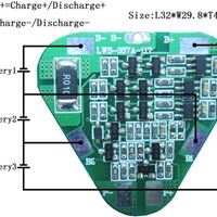 11.1V电动工具保护板