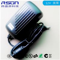 厂家供应六级能效12V1.5A美规电源适配器