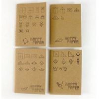 批发韩国文具/本木HAPPY PAPER可撕折纸本/一包12本