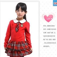 幼儿园服定做 2013新款学生校服 得富来园服打造品牌