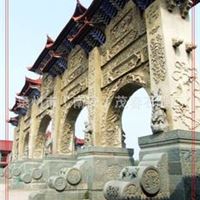 山门，寺庙建筑，牌坊，仿古建筑，欧式建筑石雕