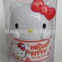 台湾统一Hello Kitty水蜜桃味口香糖 进口休闲食品 糖果巧克力