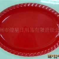 泉州批发供应密胺波纹椭圆托盘melamine