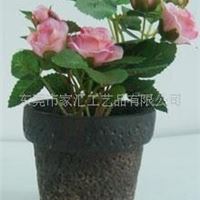 高品仿真小盆栽 塑料花 篮花