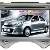 日产玛驰专车专用车载DVD导航一体机 car dvd