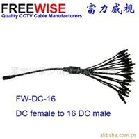 电源线1拖16 DC线 FREEWISE