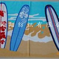 100% 棉 割绒活性印花沙滩巾