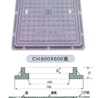 小区**新型树脂复合600x600井盖