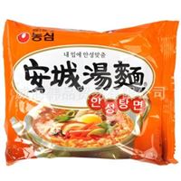 韩国休闲食品批发 韩国农心方便面 安城汤面 125g/袋(0009)