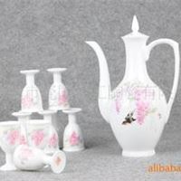 [手工礼品]景德镇花鸟陶瓷酒具(典雅家用品)