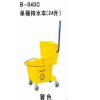 超宝中号32L榨水车 单桶墩布压水车