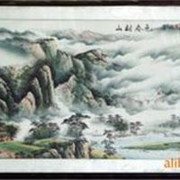 礼品、工艺品、饰品 &gt; 字画 &gt; 国画  山村春色