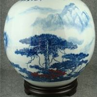 【公关手工礼品】景德镇青花陶瓷瓶（摆件）