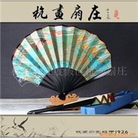 【杭画扇庄】天堂新西湖日式工艺扇/礼品扇女扇子