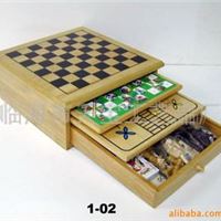 木制国际象棋 木制 多种游戏