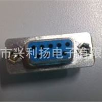 DB9P/M TO DB9P/F 180&deg;转换头,串口公母保护头，延伸