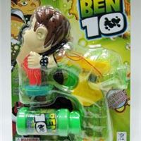 88999-B透明带四灯闪光BEN10单瓶水泡泡枪