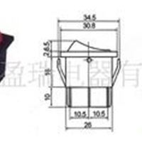 开关、船型开关、翘板开关、KCD2-202