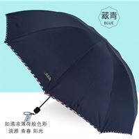 天堂伞晴雨伞 三折伞商务防紫外线雨伞