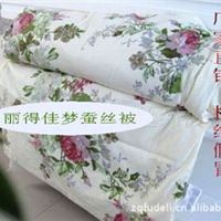 厂家直销批发家居日用床品100%纯天然桑蚕丝空调被净重1斤240元！