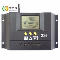 太阳能控制器12V24V30A双路输出数显自动