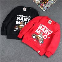 bape milo猿人头迷彩小汽车抓绒加厚卫衣 亲子卫衣