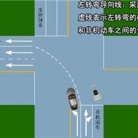 南京道路标线 南京达尊白色虚线左转弯导向标线