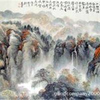 六尺中堂画  寒山秋韵 名家 国画山水