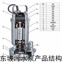 无堵塞污水污物潜水电泵-天津污水潜水泵厂家