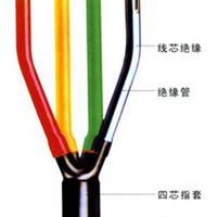 1kv 电缆终端头 低压电缆附件  热缩低压终端   低压热缩终端