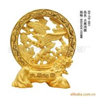 绒沙金 大展鸿图 高级浮雕产品 龙年精品摆件