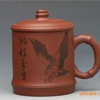 【奔腾紫砂】宜兴紫砂杯/茶杯/养生杯/礼品杯/鹏程万里--93# 批发