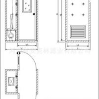 双人三吹风淋室 洁净室 双人三吹