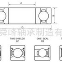 （公制系列）深沟球轴承 标准件