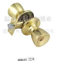 608球形三柱式门锁，607三柱式锁，tubular knob lock