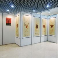 八棱柱展板 八棱柱书画展板