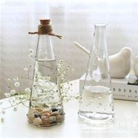 37度 zakka  北欧风格 简约透明浮点玻璃花瓶 经典宜家风格花器