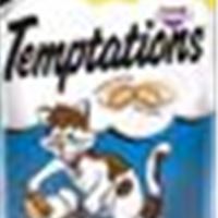 进口伟嘉Temptations猫零食-去毛球夹心酥85克