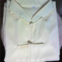 黄色冰丝棉太极拳服装 黄色太极武术服批发零售