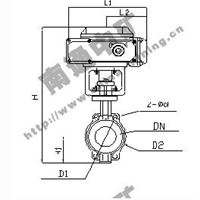 电动调节蝶阀