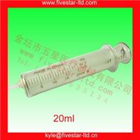  全玻璃注射器 鸽牌 20ml