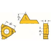 Sandvik Coromant 车外螺纹刀片