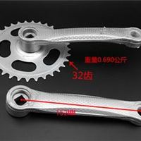 锂电自行车电动车32齿152MM比包塑料链轮牙盘