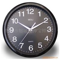 批发黑色圆形商务钟 广告钟 Promotion Wall Clock