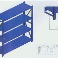 中型蝶孔货架